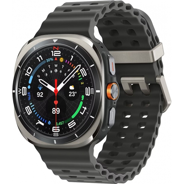 Samsung Galaxy Watch Ultra 47mm (LTE)智能手錶 | 100小時續航 | 10 ATM防水 | 鈦金銀